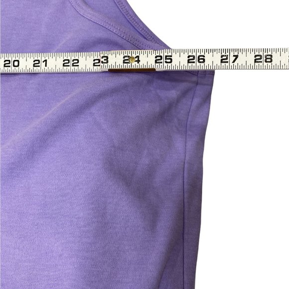 Blair Woman's 3XL Purple Tank Top Cotton/Polyester Soft Knit - Picture 4 of 5